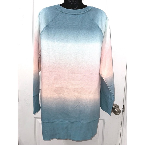Maurices Plus Size Willowsoft Ombre Striped Fleece Sweatshirt - Picture 7 of 7